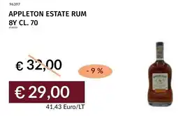Prezzemolo e Vitale Appleton estate rum 8Y offerta