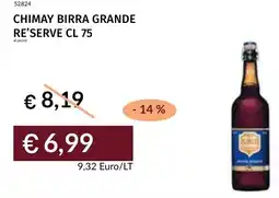 Prezzemolo e Vitale Chimay birra grande re'serve offerta