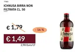 Prezzemolo e Vitale Ichnusa birra non filtrata offerta
