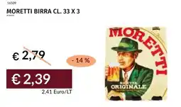 Prezzemolo e Vitale Moretti birra offerta
