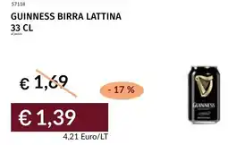 Prezzemolo e Vitale Guinness birra lattina offerta