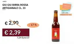 Prezzemolo e Vitale Giu giu birra rossa artigianale offerta