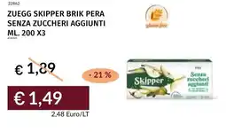 Prezzemolo e Vitale Zuegg skipper brik pera senza zuccheri aggiunti offerta