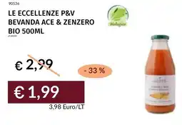 Prezzemolo e Vitale Le eccellenze p&v bevanda ace & zenzero bio offerta