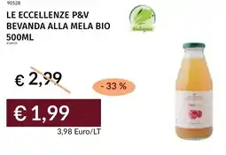 Prezzemolo e Vitale Le eccellenze p&v bevanda alla mela bio offerta