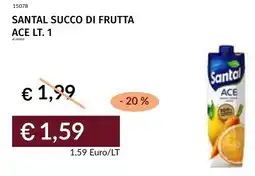 Prezzemolo e Vitale Santal succo di frutta ace offerta