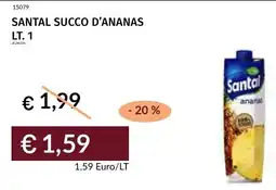 Prezzemolo e Vitale Santal succo d'ananas offerta
