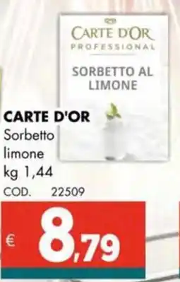 Altasfera CARTE D'OR Sorbetto limone offerta