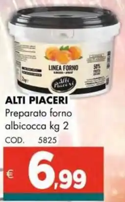 Altasfera ALTI PIACERI Preparato forno albicocca offerta