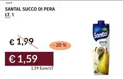 Prezzemolo e Vitale Santal succo di pera offerta