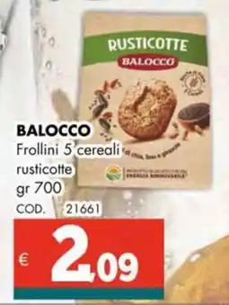 Altasfera BALOCCO Frollini 5 cereali rusticotte offerta
