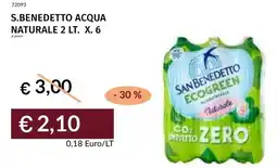 Prezzemolo e Vitale S.benedetto acqua naturale offerta