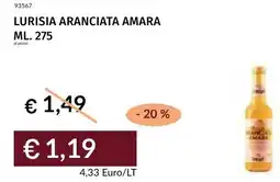 Prezzemolo e Vitale Lurisia aranciata amara offerta