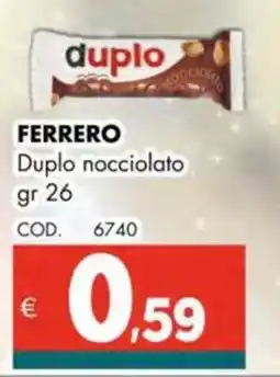 Altasfera FERRERO Duplo nocciolato offerta