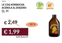 Prezzemolo e Vitale Le coq kombucha acerola & zenzero offerta