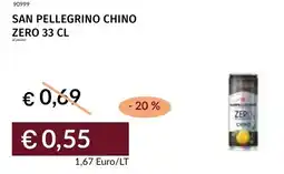 Prezzemolo e Vitale San pellegrino chino zero offerta