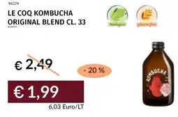 Prezzemolo e Vitale Le coq kombucha original blend offerta