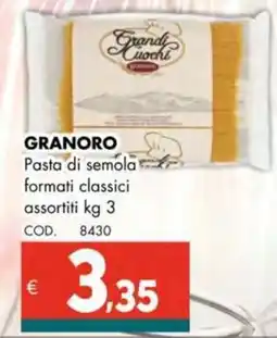Altasfera GRANORO Pasta di semola offerta