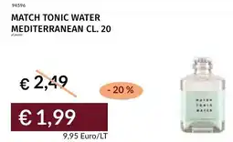 Prezzemolo e Vitale Match tonic water mediterranean offerta