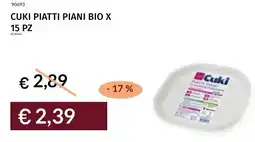 Prezzemolo e Vitale Cuki piatti piani bio x 15 pz offerta