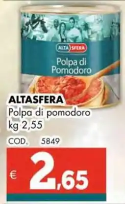 Altasfera ALTASFERA Polpa di pomodoro offerta