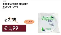 Prezzemolo e Vitale Bibo piatti da dessert bioplast 20pz offerta