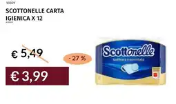 Prezzemolo e Vitale Scottonelle carta igienica x 12 offerta
