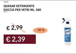 Prezzemolo e Vitale Quasar detergente doccia per vetri offerta