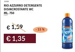 Prezzemolo e Vitale Rio azzurro detergente disincrostante WC offerta