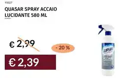 Prezzemolo e Vitale Quasar spray accaio lucidante offerta