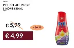 Prezzemolo e Vitale Pril gel all in one limone offerta