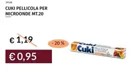 Prezzemolo e Vitale Cuki pellicola per microonde MT.20 offerta