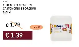 Prezzemolo e Vitale Cuki contenitore in cartoncino 8 porzioni x 2 pz offerta