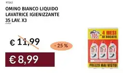 Prezzemolo e Vitale Omino bianco liquido lavatrice igienizzante offerta