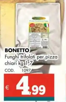 Altasfera BONETTO Funghi trifolati per pizza latta chiari offerta