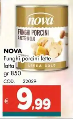 Altasfera NOVA Funghi porcini fette latta offerta