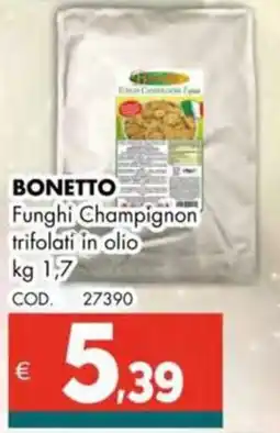 Altasfera BONETTO Funghi Champignon trifolati in olio offerta