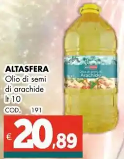 Altasfera ALTASFERA Olio di semi di arachide offerta