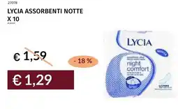 Prezzemolo e Vitale Lycia assorbenti notte x10 offerta