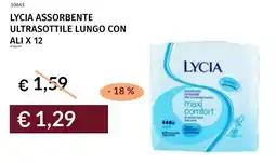 Prezzemolo e Vitale Lycia assorbente ultrasottile lungo con ali x 12 offerta