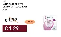 Prezzemolo e Vitale Lycia assorbente ultrasottile con ali X14 offerta