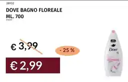Prezzemolo e Vitale Dove bagno floreale offerta