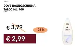 Prezzemolo e Vitale Dove bagnoschiuma talco offerta