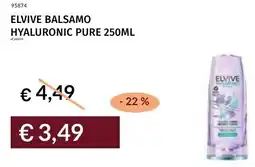 Prezzemolo e Vitale Elvive balsamo hyaluronic pure offerta