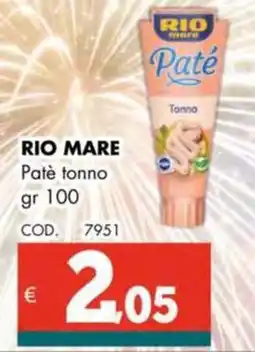 Altasfera RIO MARE Patè tonno offerta