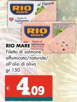 Altasfera RIO MARE Filetto di salmone affumicato/naturale/ all'olio di oliva offerta