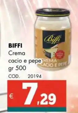 Altasfera BIFFI Crema cacio e pepe offerta