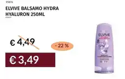 Prezzemolo e Vitale Elvive balsamo hydra hyaluron offerta