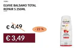Prezzemolo e Vitale Elvive balsamo total repair 5 offerta
