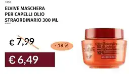 Prezzemolo e Vitale Elvive maschera per capelli olio straordinario offerta